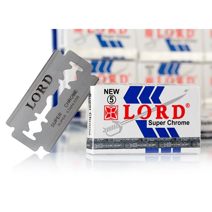 Lamette da Barba Lord Super Chrome 5pz