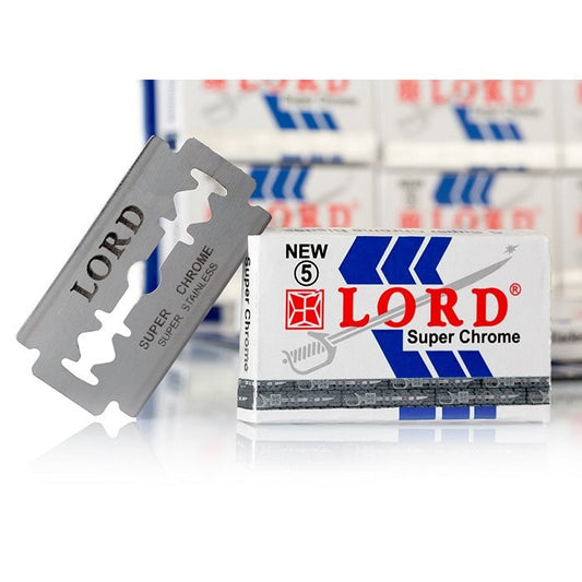 Lamette da Barba Lord Super Chrome 5pz