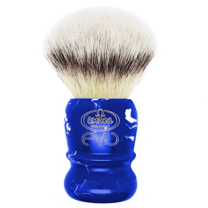 Pennello da Barba Omega Evo Sapphire Blu 2.0
