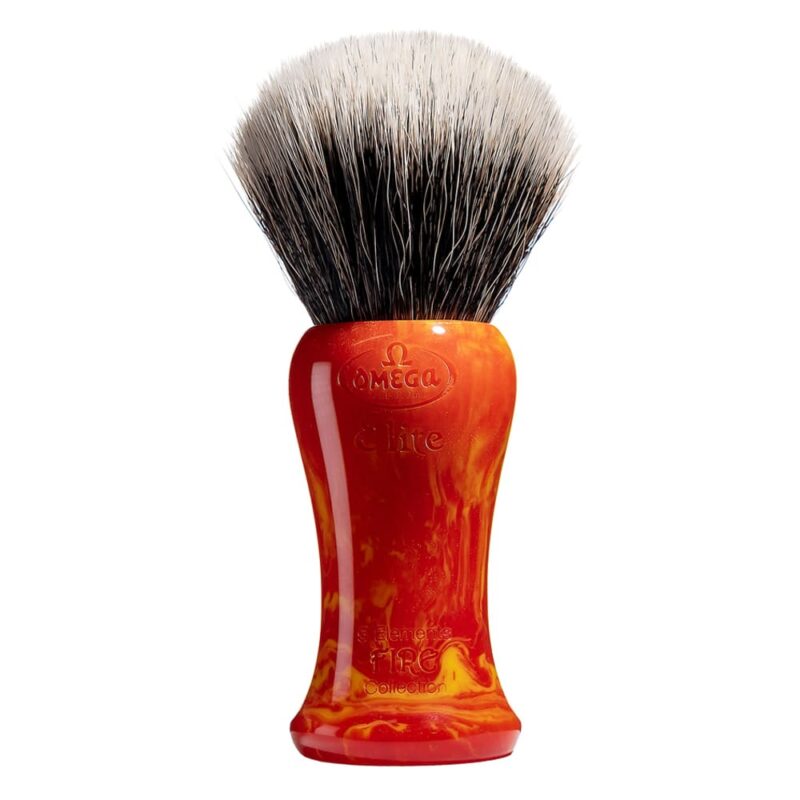 Pennello da Barba Omega Elite Serie Fire
