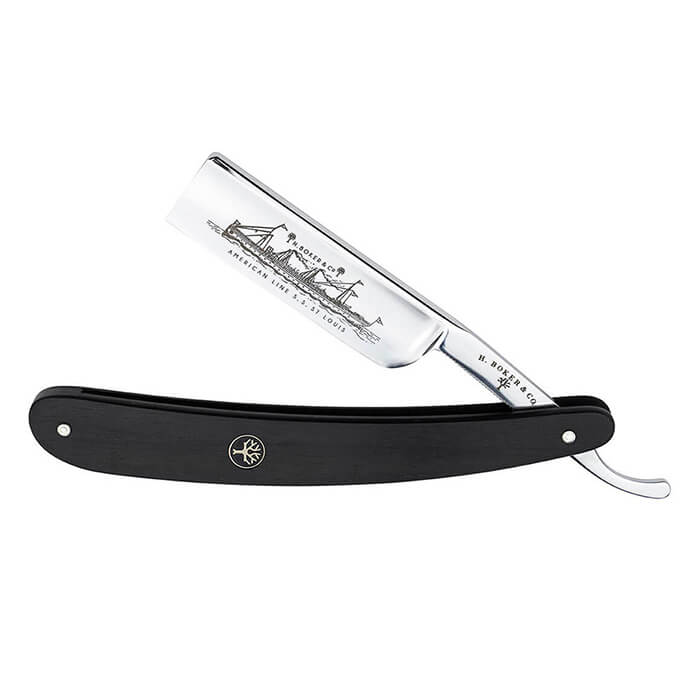 Rasoio a Mano Libera Boker 6/8 Saint Louis Punta Quadrata