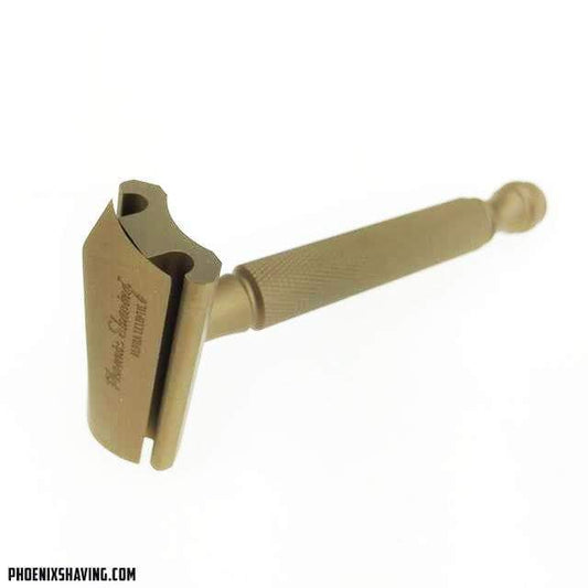 Rasoio di Sicurezza P.A.A. Alpha Ecliptic Bronzo chiaro