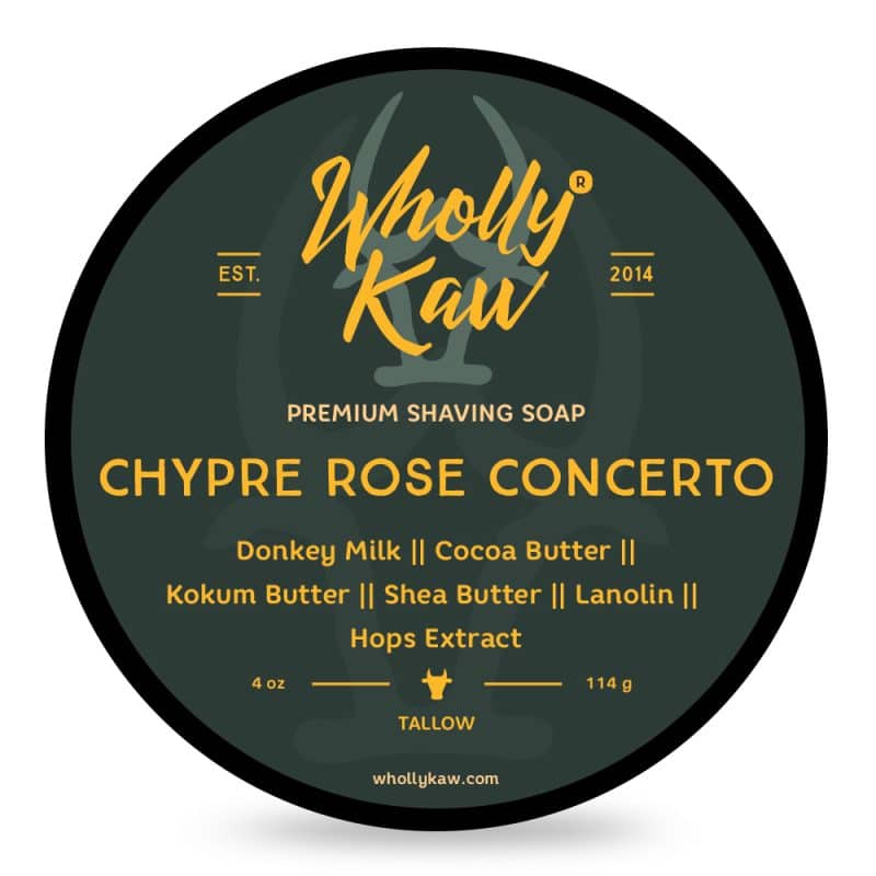 Sapone da Barba Wholly Kaw Chypre Rose Concerto 114gr