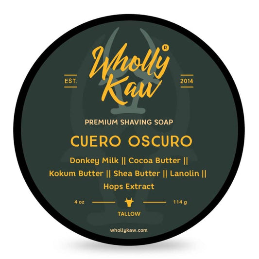 Sapone da Barba Wholly Kaw Cuero Oscuro 114gr