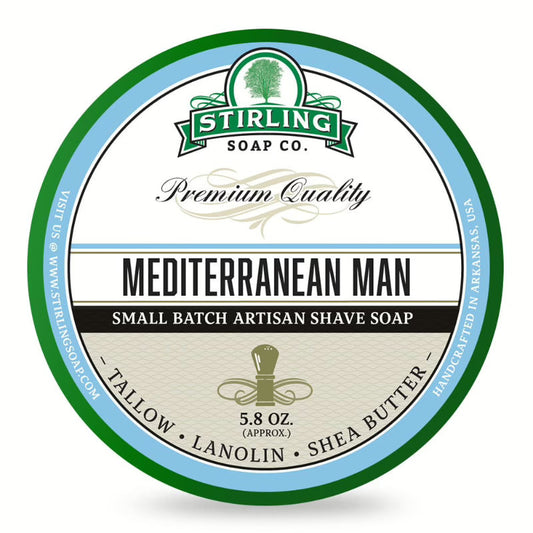 Sapone da Barba Stirling Mediterranean Man 170ml