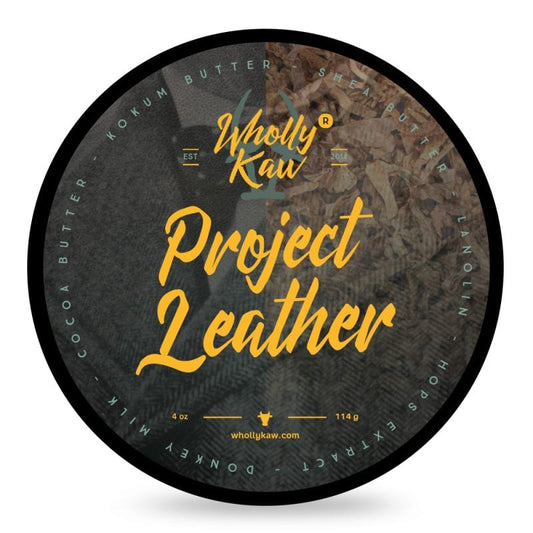 Sapone da Barba Wholly Kaw Project Leather 114gr