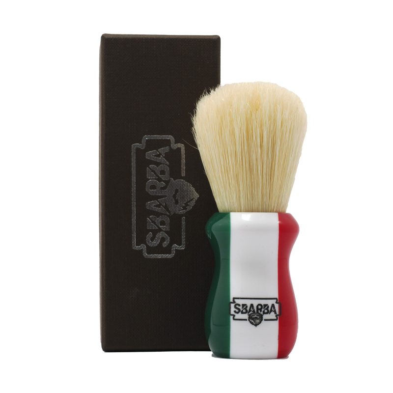 Pennello da Barba Classico Bandiera Italiana Setola Premium XB - Sbarba